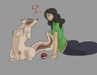 larvitar(artist) linoone pokeball pokemon pokephilia straight woman // 882x686 // 210KB