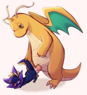 dragonite flora frilled_petal_dragon kakaodieb nymlus pokemon size_difference straight // 2317x2540 // 3.2MB