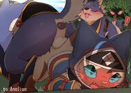 ass_to_ass epic knot manmosu_marimo monster_hunter palamute palico straight vaginal // 3541x2508 // 3.6MB