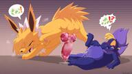 flora frilled_petal_dragon jolteon nymlus pokemon pregnancy straight vogold // 2560x1440 // 3.3MB