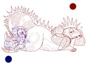 flora frilled_petal_dragon graedius_(artist) nymlus rimming size_difference sketch straight wilburforce // 1280x883 // 212KB