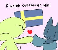 bat flag love sweden watermelon watermelon_(character) // 896x779 // 16KB