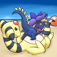 69 ampharos beach flora frilled_petal_dragon lazy_amp nymlus oral pokemon spread_pussy straight // 1500x1500 // 1.3MB