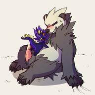 flora frilled_petal_dragon kakaodieb nymlus pangoro pokemon size_difference sketch straight // 2288x2281 // 2.4MB