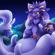 darkmirage flora frilled_petal_dragon goodra nymlus pokemon size_difference straight vaginal // 1280x1280 // 887KB